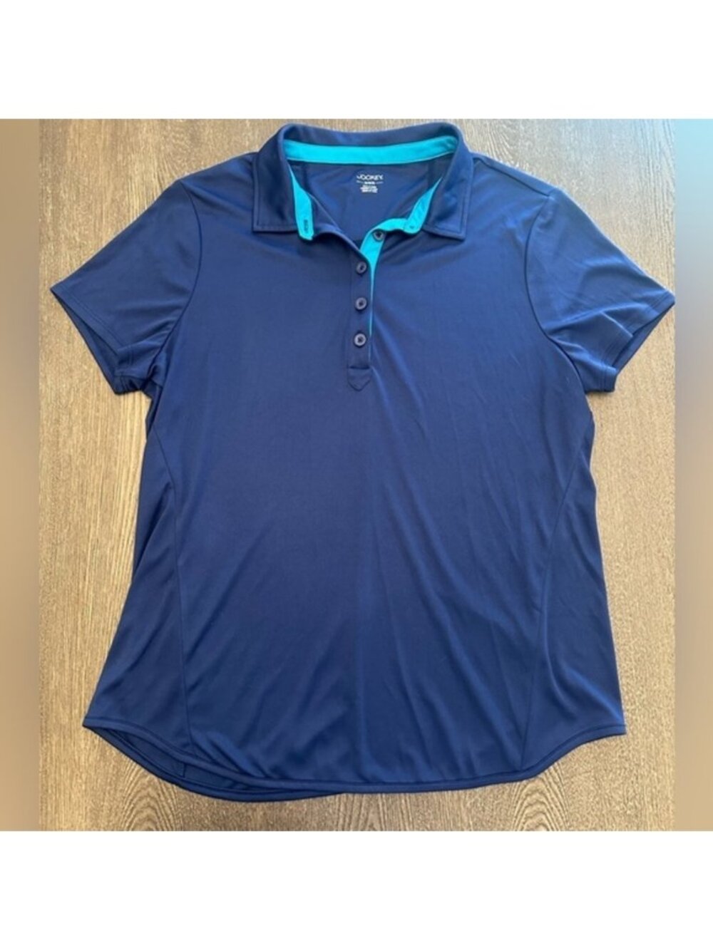 NWOT JOCKEY NAVY PERFORMANCE ATHLETIC POLO - Size Medium SKU:404